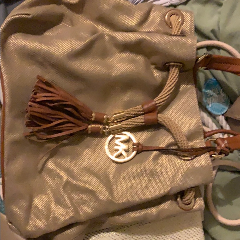 Michael Kors Gold Tassle Purse